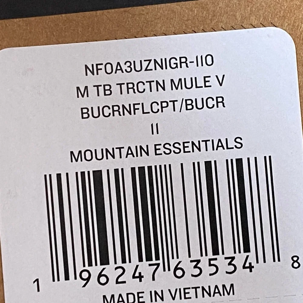 The North Face Mens 11 Thermoball Traction Mule V Shoes All Over Print Blue - Picture 8 of 8